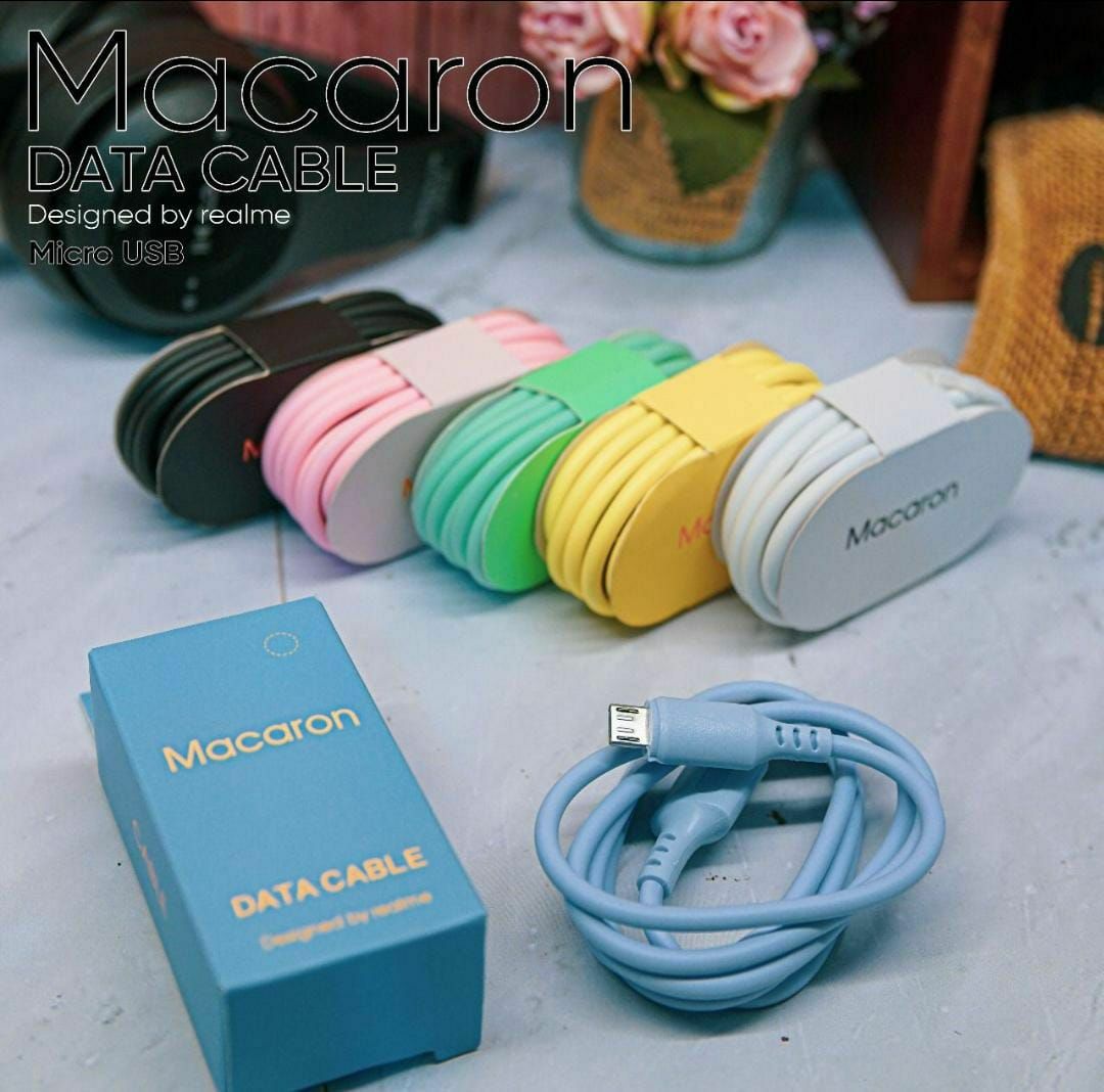 KABEL MACARON TYPE C USB 2A BAHAN BAGUS